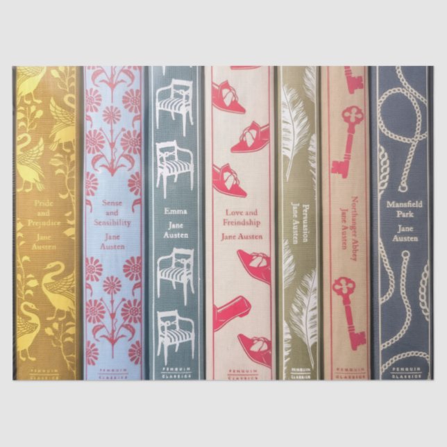 Papel De Seda Jane Austen Novels (Frente )