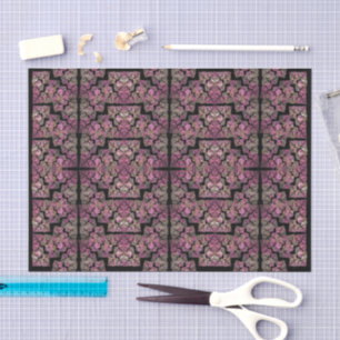 Papel De Seda Janela de vitral legal - arte fractal