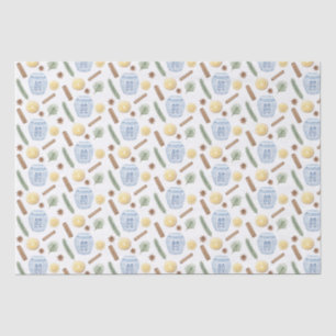 Papel De Seda Jar Cinnamon Ginger de Natal Põe a Estrela de Ani