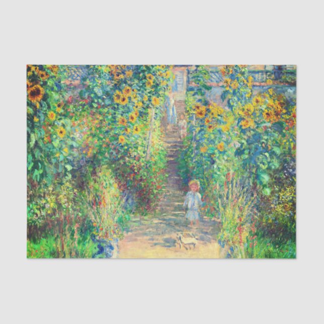 Papel De Seda Jardim da Flor Monet (Frente )
