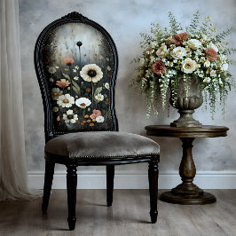 Papel De Seda Jardim da Meia-Noite Flores Silvestres Decoupage