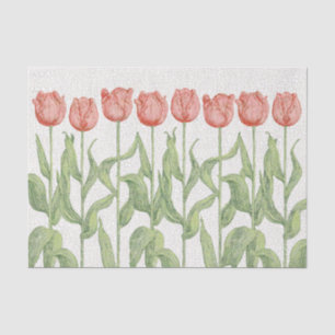 Papel De Seda Jardim da tulipa