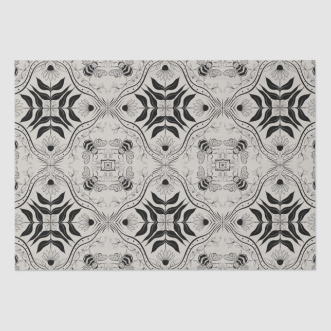 Papel De Seda Jardim das abelhas (Frente )