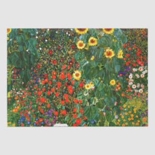 Papel De Seda Jardim de fazenda com girassóis