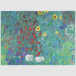 Papel De Seda Jardim de fazenda com girassóis, Gustav Klimt<br><div class="desc">Gustav Klimt (14 de julho de 1862 - 6 de fevereiro de 1918) foi um pintor simbólico austríaco e um dos membros mais proeminentes do movimento Secessão de Viena. Klimt é notado por suas pinturas, murais, esboços, e outros objetos de arte. Além de suas obras figurativas, que incluem alegorias e...</div>