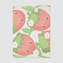 Papel De Seda Jardim de Morango Fofo
