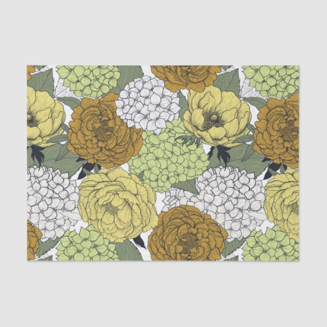 Papel De Seda Jardim de primavera 2 atrasado (Frente )