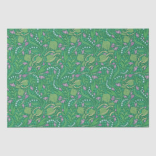 Papel De Seda Jardim de Primavera Lírio do Vale no Dia das Mães