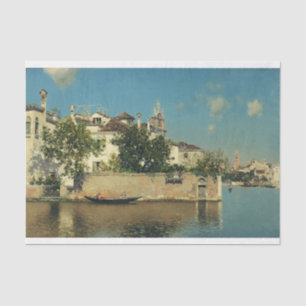 Papel De Seda Jardim do Palácio Vendramin em Veneza