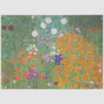 Papel De Seda Jardim Flor (por Gustav Klimt)<br><div class="desc">Este design apresenta uma pintura do artista austríaco Gustav Klimt (1862-1918). É uma representação de um belo jardim floral no estilo impressionista típico de Klimt. As flores quase parecem estar transbordando, e é impossível não se sentir otimizado por sua beleza. A obra original foi concluída em 1907 e seu título...</div>