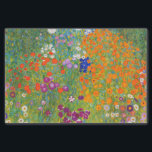 Papel De Seda Jardim Flor por Gustav Klimt<br><div class="desc">Visite minha loja para obter um design mais interessante e mais opções de cores => zazzle.com/colorfulworld*</div>