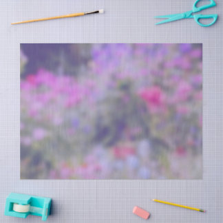 Papel De Seda Jardim floral em rosa violeta roxo parece sonhador