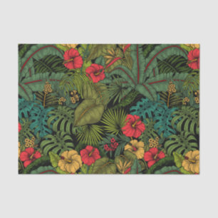 Papel De Seda Jardim tropical