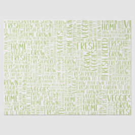 Papel De Seda Jardineiro Veggies Adoram Jardim