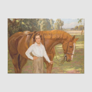Papel De Seda Jasmine o Cavalo (por Algernon Talmage)