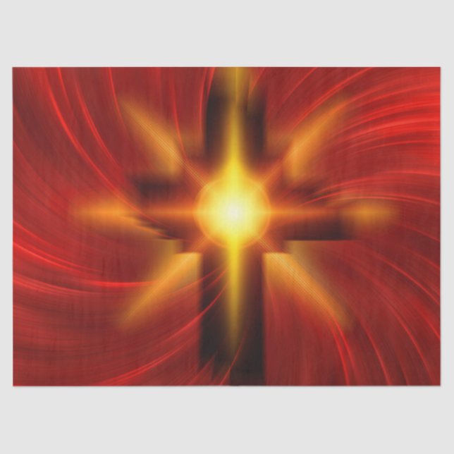 Papel De Seda Jesus Cristo Senhor e Salvador (Frente )