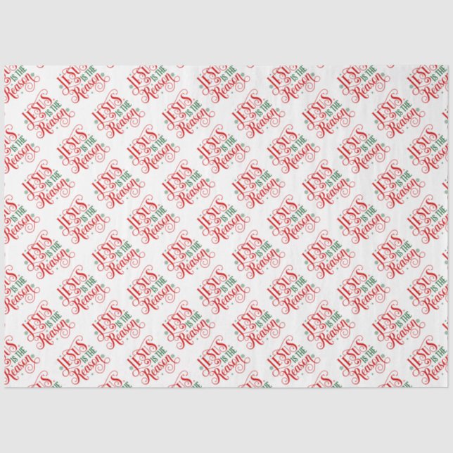 Papel De Seda Jesus é a razão da tipografia (Frente )