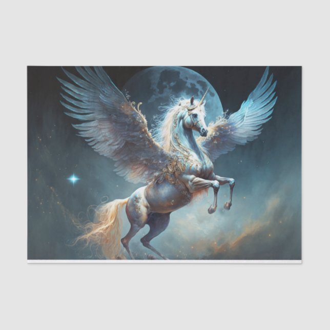 Papel De Seda Jeweled Pegasus (Frente )
