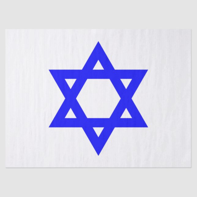 Papel De Seda ✡︎ Jewish Star de David (Frente )