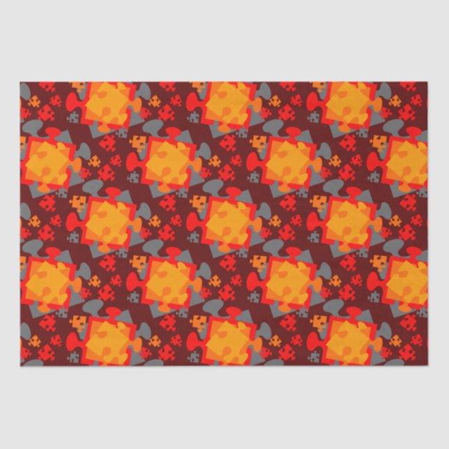 Papel De Seda Jigsee Jumble (Frente )