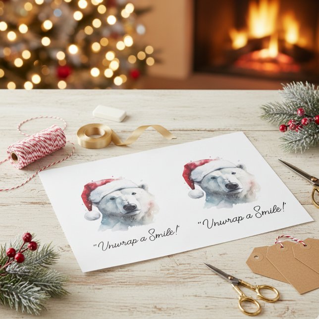 Papel De Seda Jingle Bear Joy, personalizado (Criador carregado)