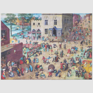 Papel De Seda Jogos Infantis, Pieter Bruegel