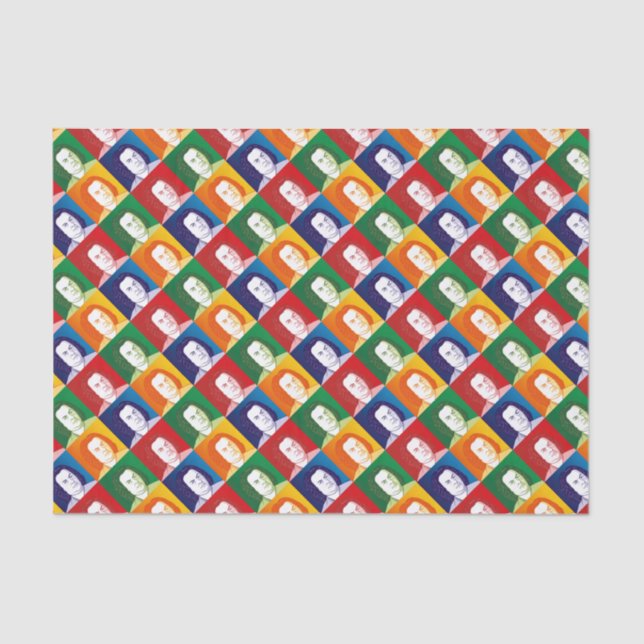 Papel De Seda Johann Sebastian Bach im Cartoon Stil (Frente )