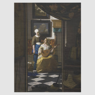 Papel De Seda Johannes Vermeer - A Carta do Amor