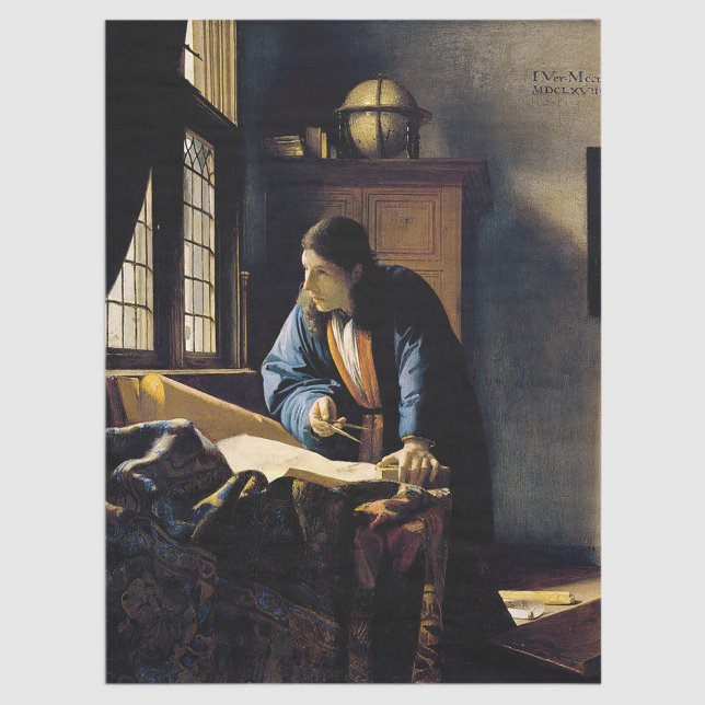 Papel De Seda Johannes Vermeer - A Geógrafa (Criador carregado)