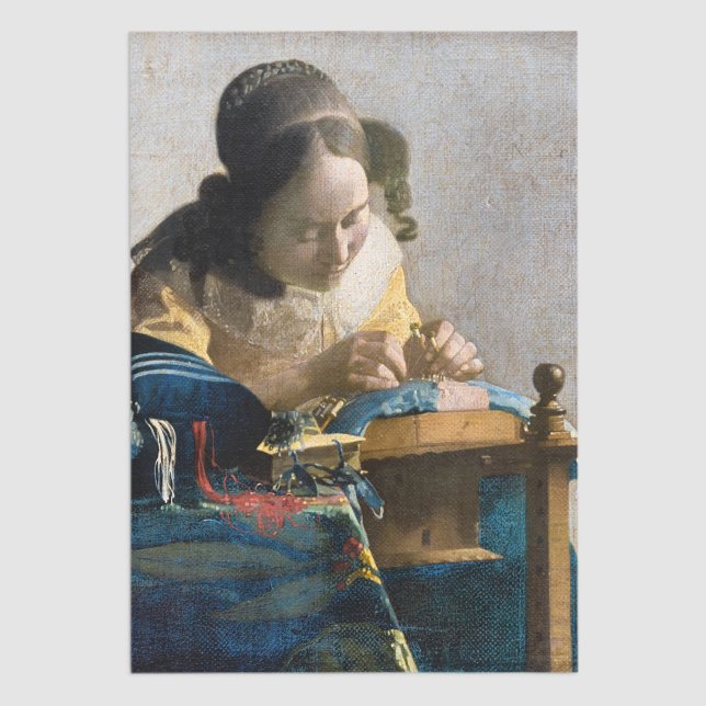 Papel De Seda Johannes Vermeer - A Milkmaid (Criador carregado)