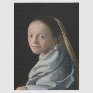 Papel De Seda Johannes Vermeer - Estudo de uma Jovem Mulher