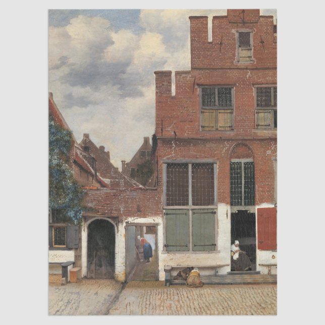 Papel De Seda Johannes Vermeer - Little Street (Criador carregado)