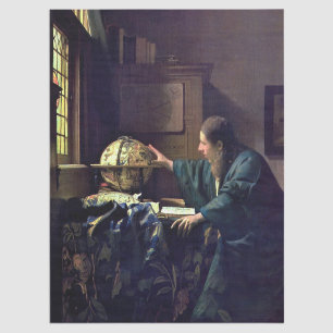 Papel De Seda Johannes Vermeer - O Astronomer