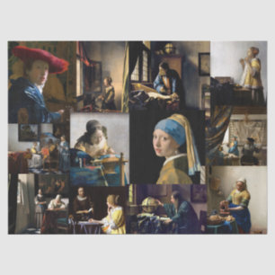 Papel De Seda Johannes Vermeer - Patchwork de obras-primas