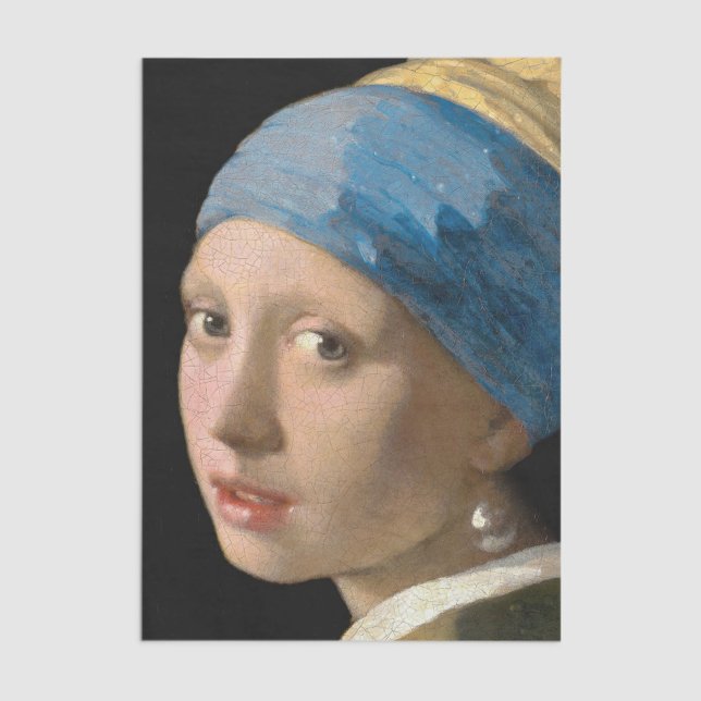 Papel De Seda Johannes Vermeer - Rapariga com um Ouriço de Pérol (Criador carregado)