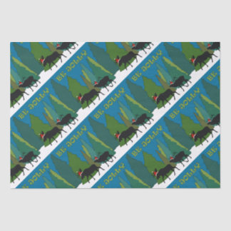 Papel De Seda Jolly Old Moose and Elk