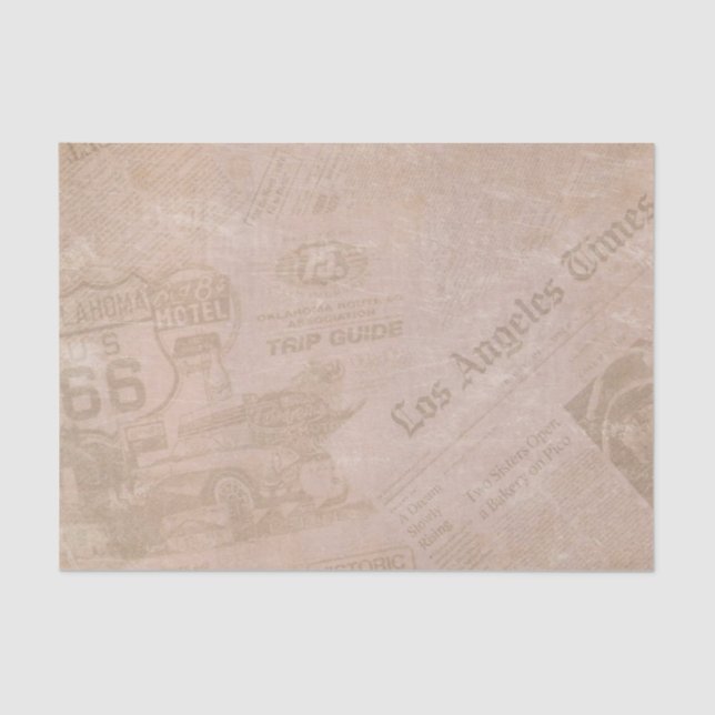 Papel De Seda Jornais velhos (Frente )