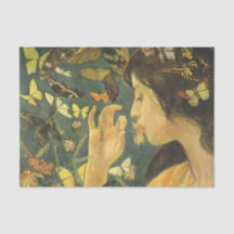 Jovens asiáticas com belas borboletas