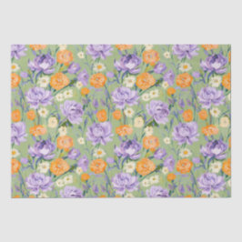 Papel De Seda Julie Floral