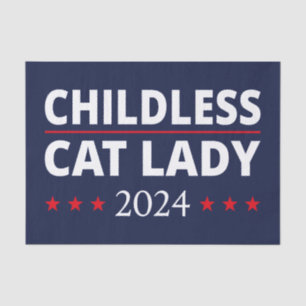 Papel De Seda Kamala Harris - Mulher Gato Infantil 2024 III