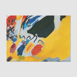 Papel De Seda Kandinski Impressão III Concerto Pintura Abstrata