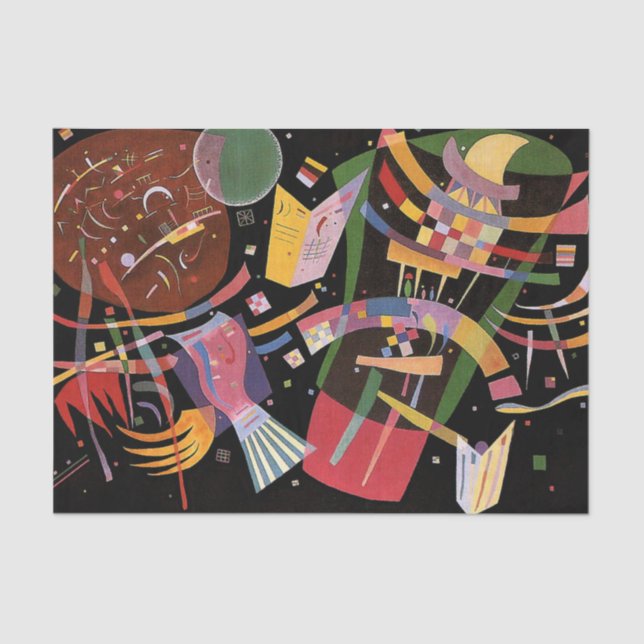 Papel De Seda Kandinsky - Composição X (Frente )