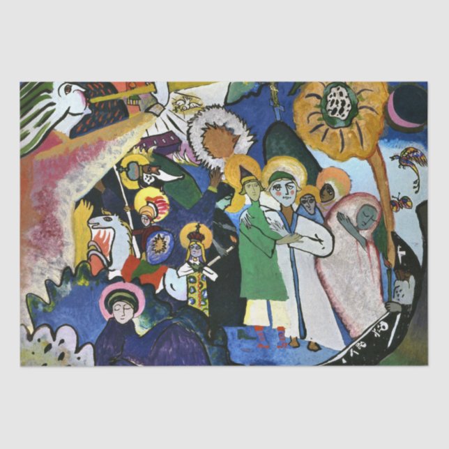 Papel De Seda Kandinsky - Todos os Santos I (Frente )