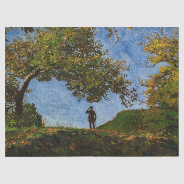 Papel De Seda Károly Ferenczy - No Topo da Colina (Frente )