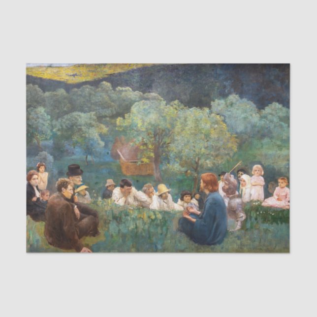 Papel De Seda Károly Ferenczy - Sermão da Montanha (Frente )
