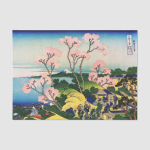 Papel De Seda Katsushika Hokusai - Gotenyama, Tokaido, Shinagawa
