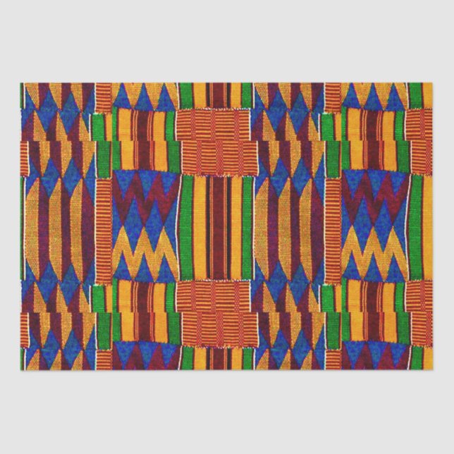 Papel De Seda Kente Cloth (Frente )