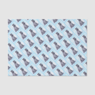 Papel De Seda Kerry Blue Terrier pintando uma pintura cãozinha o