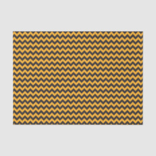 Papel De Seda Kids Halloween Chevron Orange Black
