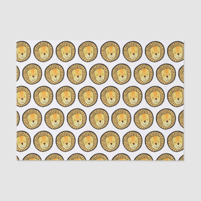 Papel De Seda Kids Lion Jungle (Frente )